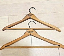 Lot Of 2 Hotel Taft New York Wooden Hangers: Sensational/ Infamous History