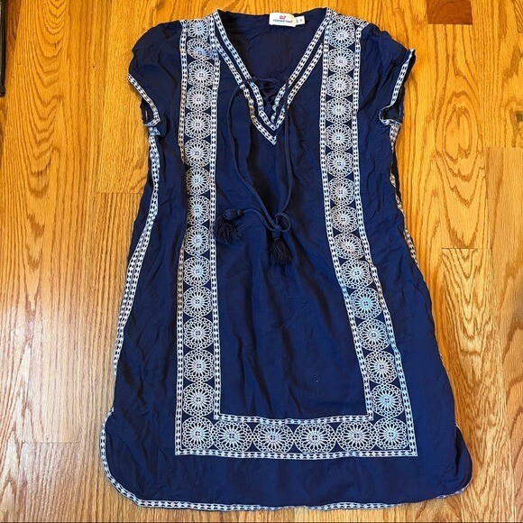 knee length dresses for ladies Vineyard Vines Abigail Tie-Waist Dress