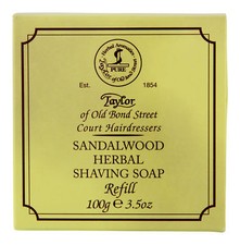 Taylor of Old Bond Street Sandalwood Soap Refill 100 g. Shaving Cream Gel