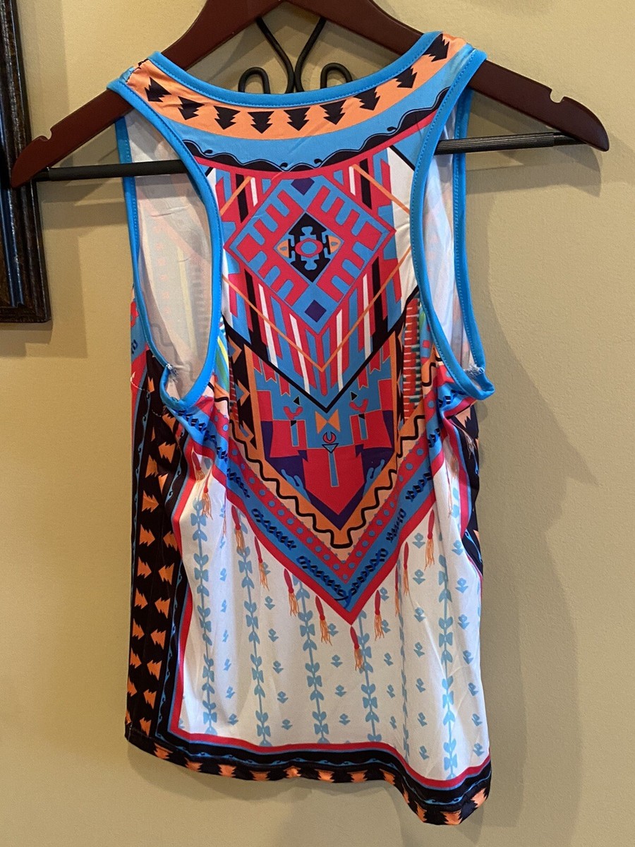 tribal print tank top