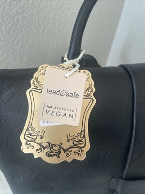 Handbag Alyssa New York Milan Lead Free Black Backpack Vegan  display picture 2