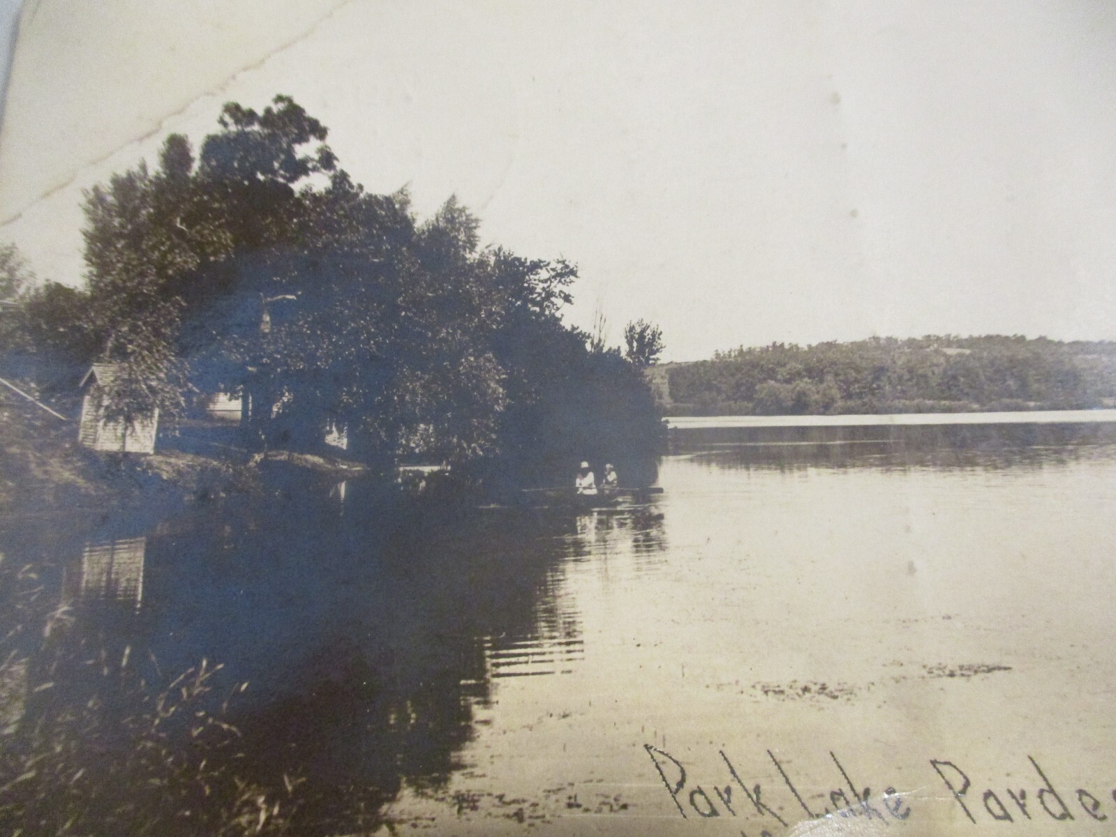 1925 RPPC POSTCARD PARDEEVILLE WISCONSIN WI PARK LAKE COTTAGE CABIN eBay