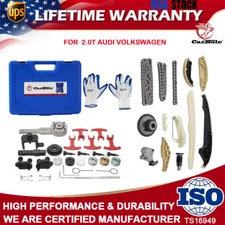 Timing Chain Kit & Engine Timing Tool Kit for For AUDI A3 A4 A6 TT VW Jetta 2.0T