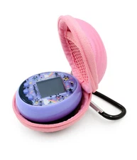Pink Clip On Toy Case for Tamagotchi On Virtual Pet game, Case for Toys Only