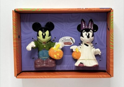 Disney Halloween Frankenstein Mickey & Bride Minnie Mouse Salt