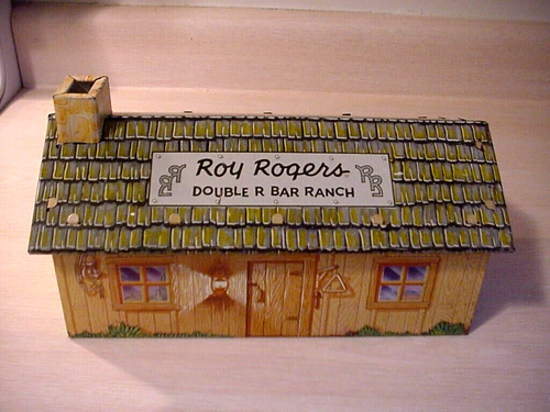 VINTAGE MARX 1950'S ROY ROGERS DOUBLE R RANCH TIN BUNK HOUSE, NICE | eBay