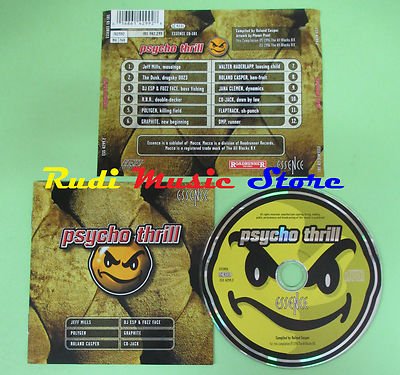 CD PSYCHO THRILL compilation 1996 JEFF MILLS POLUGEN GRAPHITE (C72) no mc lp dvd