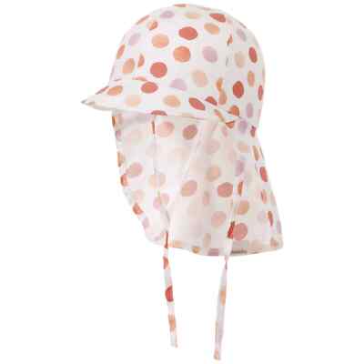 MAXIMO Dots Kids Sonnencap mit Nackenschutz Kindercap Sommercap