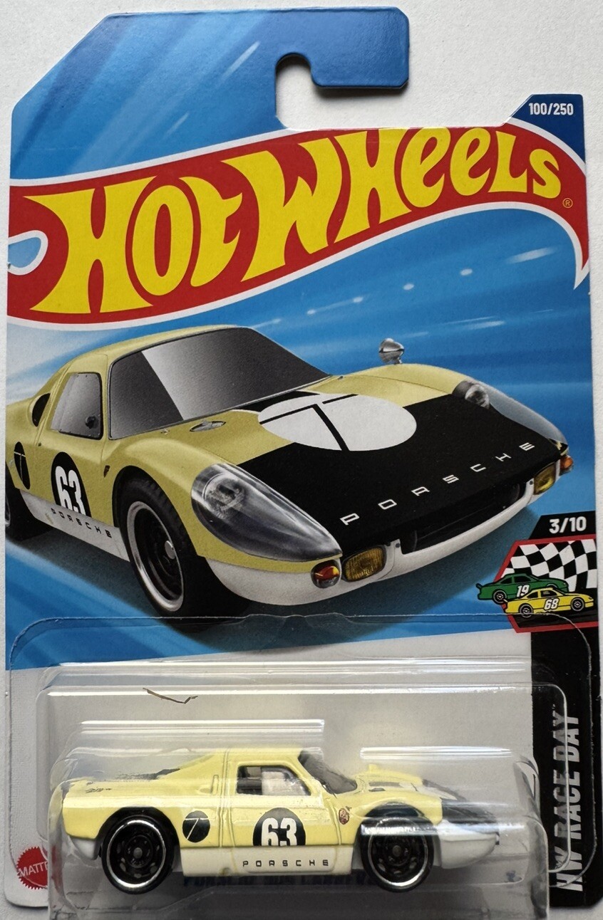 2025 Hot Wheels HW RACE DAY 3/10 Porsche 904 Carrera GTS 100/250 (Int. Card)