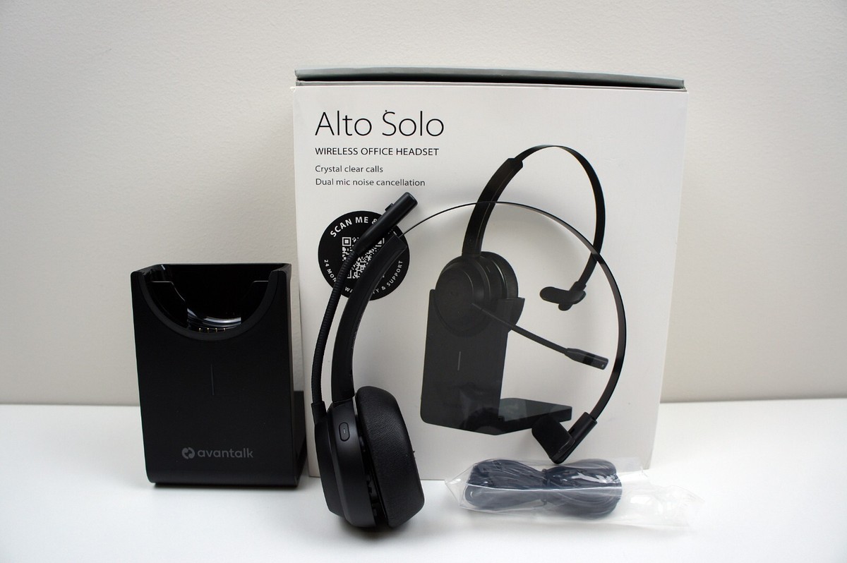 Avantalk Alto Solo Wireless Noise Cancelling Bluetooth Headset