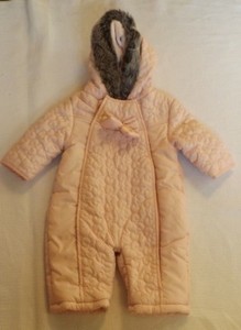 mothercare snowsuit baby girl