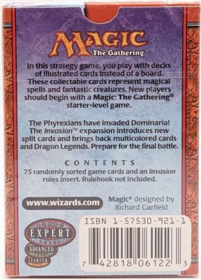 mtg マジックザギャザリング Invasion 英語 未開封 box MTG - Invasion Tournament Pack - Factory Sealed | eBay