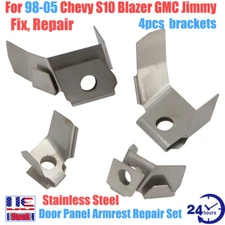 For 98-05 Chevy S10 Blazer GMC Jimmy Door Panel Armrest Repair Kit Support 4pcs