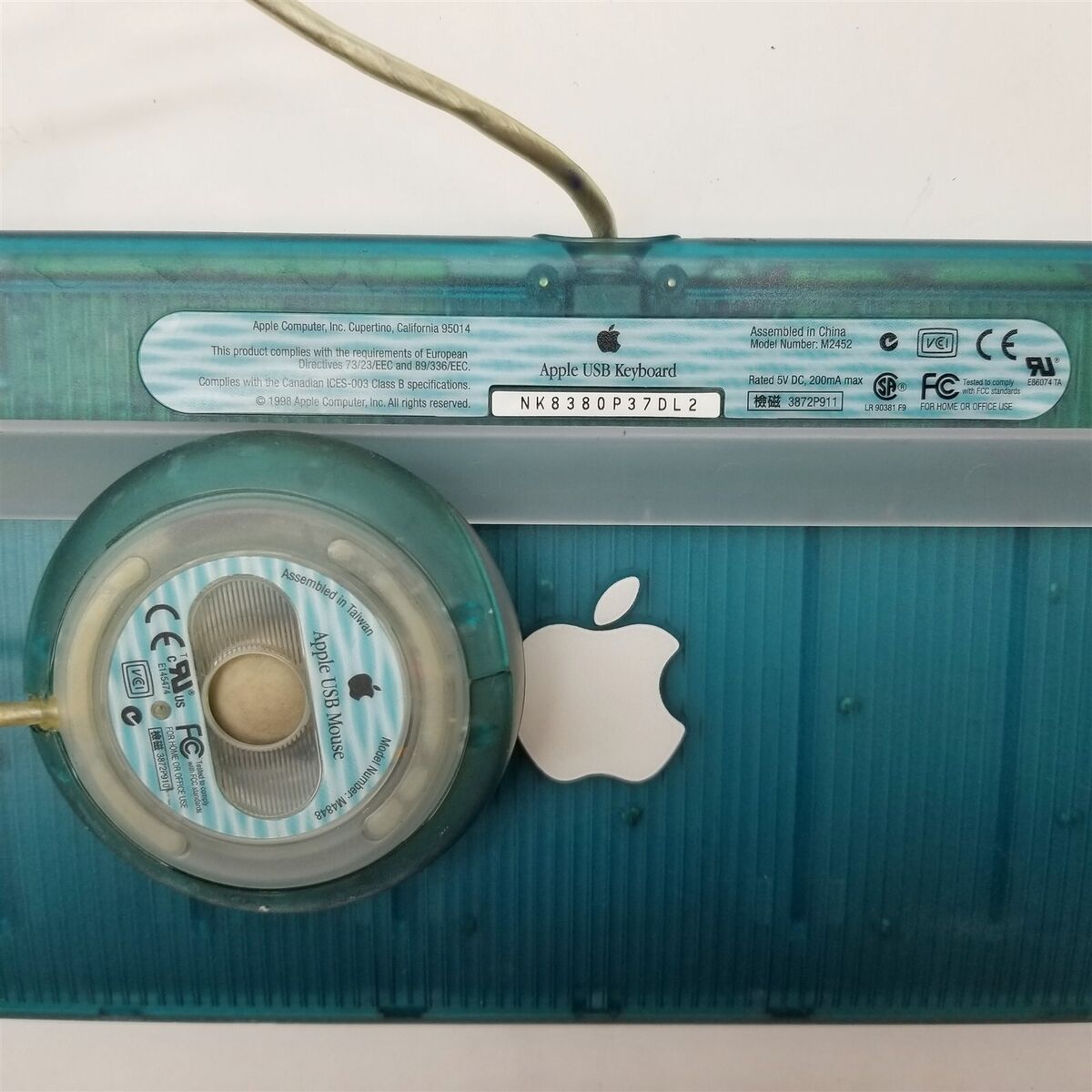 Apple iMac G3 M4984 1998 233MHz PowerPC Bondi Blue Vintage Apple iMac G3 M4984 1998 233MHz PowerPC Bondi Blue Vintage