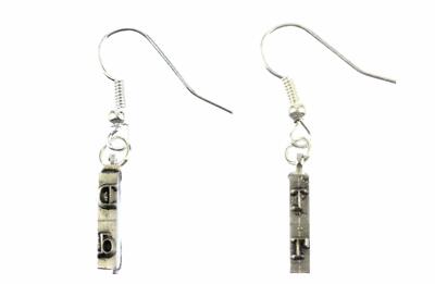 Typewriter Initials Earrings Miniblings J+CHOICE