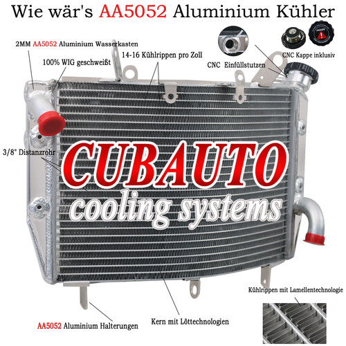 VekAuto Motorkühler Für Toyota Camry 2012-2016 - Aluminiumlegierung, Silber, Ca. 13,5x8,9x8,1 Cm