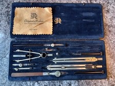 E.O. Richter & Co Präzisions-Reisszeug DDR Zirkelkasten Kopernikus Vll 