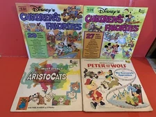 Lot of 4 Walt Disney LP's - See Item Description for details.