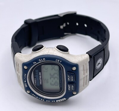 Vintage Timex Ironman Triathlon Indiglo 100M, 8 Lap, Men's Watch