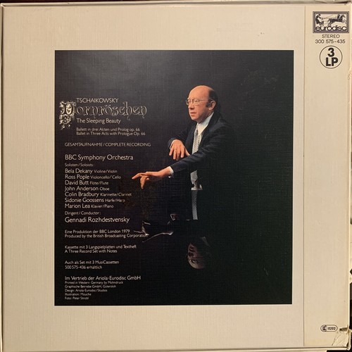 TCHAIKOVSKY Sleeping Beauty - Rozhdestvensky, BBC - EURODISC ST 3LP BOX - Picture 2 of 5