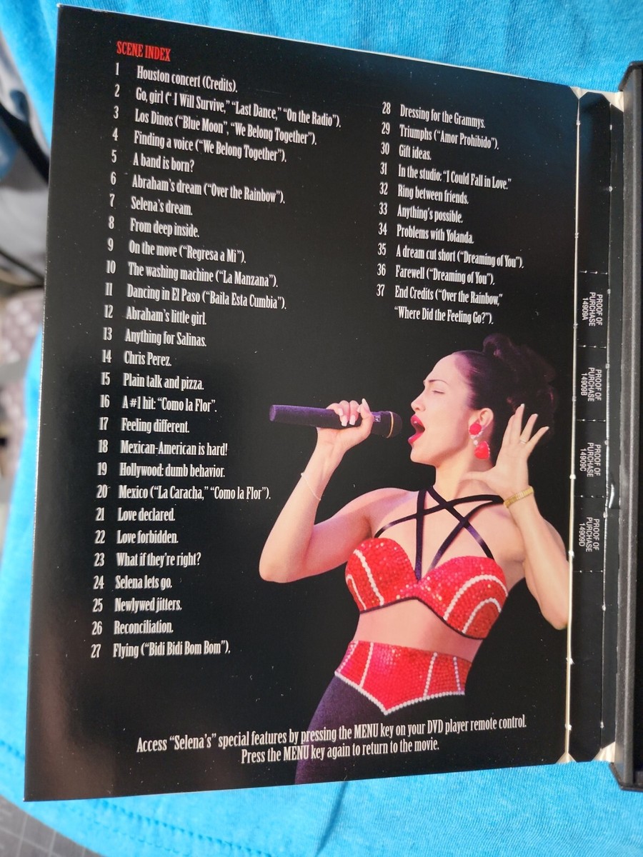 Selena (DVD, 1997) 85391163268| eBay