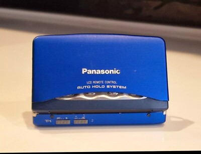 Super Rare Blue Panasonic RQ-S75 Slim Walkman cassette player