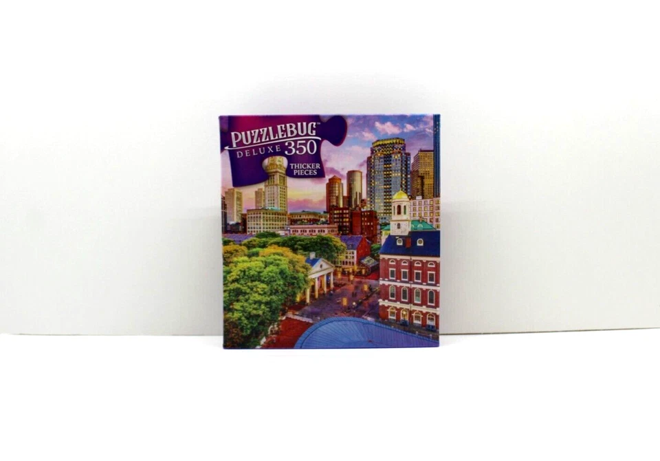 350 Pieces Jigsaw Puzzle Boston Skyline Massachusetts 20 X 12 Puzzlebug Deluxe - Image 3 of 3