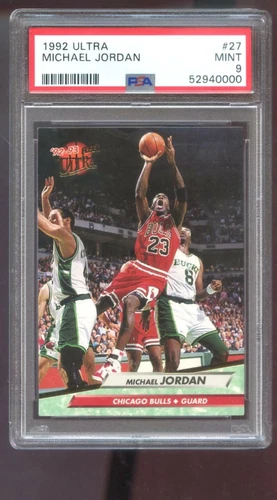 1992-93 Fleer Ultra #27 Michael Jordan PSA 9 Graded Basketball Card Chicago Bull
