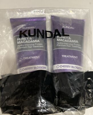 Kundal Premium Hair Conditioner Honey & Macadamia Cherry Blossom 2- 6.76 fl oz