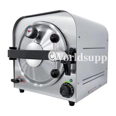  Upgraded Dental Laboratory Autoclave Steam Sterilizer Medical 