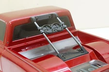 Carbon Bed Roll Cage Tubes Stiffener Upgrade for Traxxas C10 Drag Truck NPRC