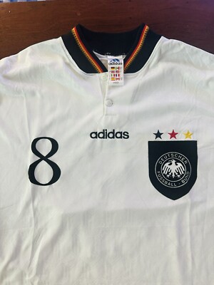 ドイツ代表 96/97 ユニフォーム S 1996 GERMANY Home S/S No.8 SCHOLL Euro 96 DFB 96-97 jersey