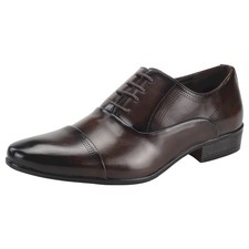 Herren Halbschuhe Business Schnürschuhe Abendschuhe Derby Elegant Braun 41-46