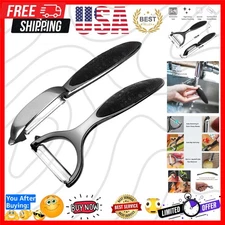 Vegetable Peeler, Potato Peelers for Kitchen Stainless Steel Multi-function S...