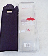 TOTES BLACK COLLAPSABLE 'BRELLA NWT STYLE 07318 AUTO OPEN AUTO CLOSE