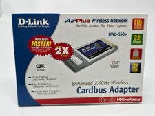 D-LINK AIR PLUS MODEL: DWL-650 2.4GHZ 22MBPS WIRELESS CARDBUS ADAPTER