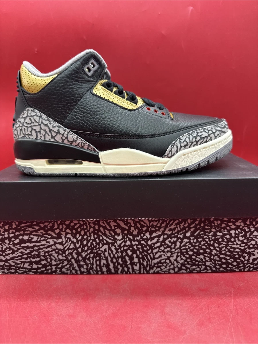 Las mejores ofertas en Jordan 3 Retro Mid Black Gold W | eBay