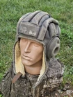 Original Military Russian Ukraine Army Winter Tankman Hat Tank HeImet USSR 1984y