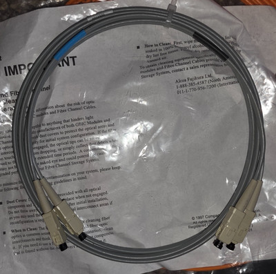 2m SC-SC Duplex Multimode Orange Glasfaser Patchkabel