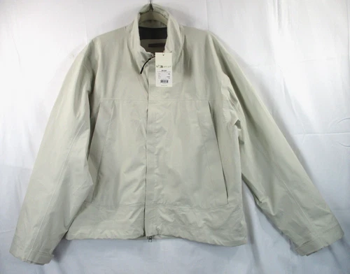 -NWT Norse Projects 3L Waterproof Stand Collar Men's Jacket Kit White Sz L