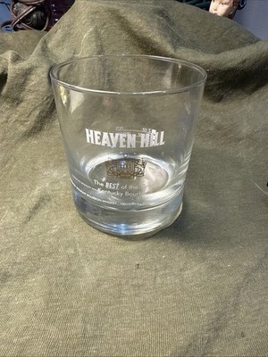 Heaven Hill Bourbon Whiskey Lowball Rocks Glass. Bardstown, Kentucky.