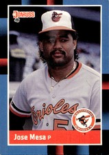 card Baseball 1988 Donruss #601b Jose Mesa