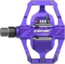 Time Speciale 10 Dual Sided Clipless Pedals - Aluminum, 9/16", Purple, Large