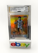 2019-2020 Hoops Premium Stock Ja Morant Arriving Now Holo AGS 9.5