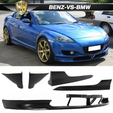 Fits 04-07 Mazda Rx8 Oe Style Front Rear Bumper Lip Side Skirt