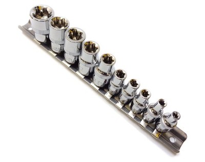 E-type Torx socket set, star-shaped, flower-shaped, socket wrench, female Torx