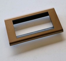 Bticino 4714BR placca Living Classic bronzo metallizzato 4 moduli