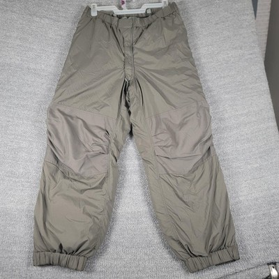 Wild Things Snow Pants Mens Medium Gray Primaloft ECWCS GEN 3 Insulated USA