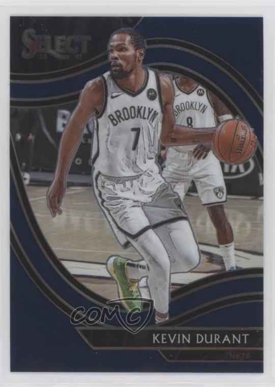 2020-21 Panini Select Courtside Retail Blue Kevin Durant #259