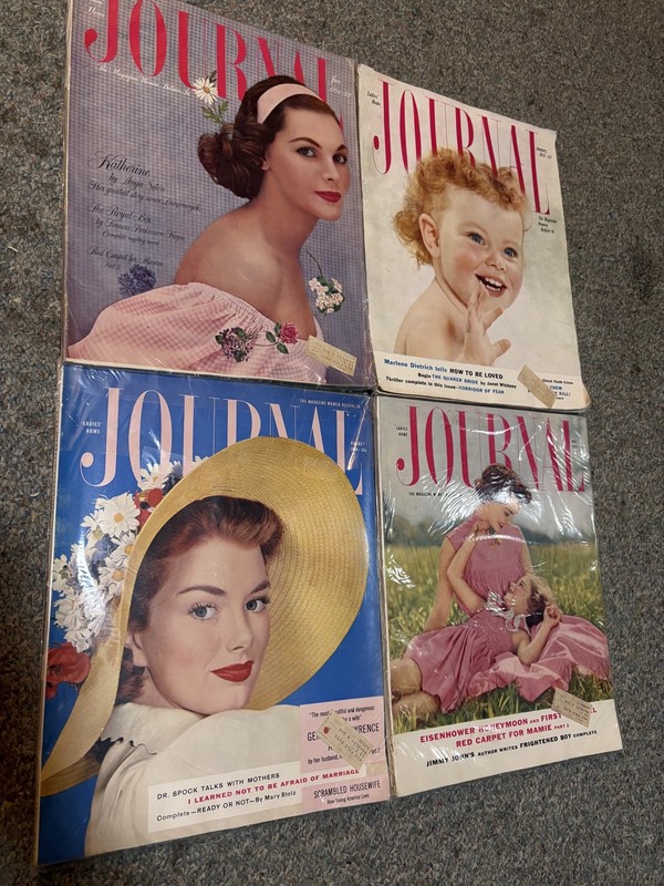 Lot Of 4 Ladies Home Journal Magazines 